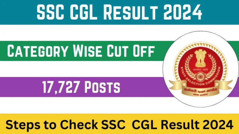 SSC CGL Result 2024, Category Wise Expected Cut Off Marks