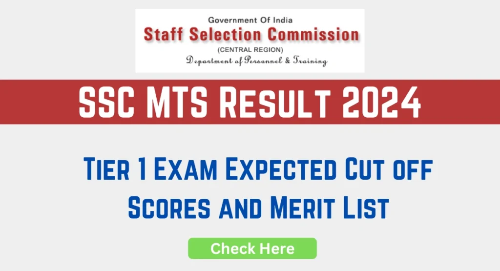 SSC MTS Result 2024