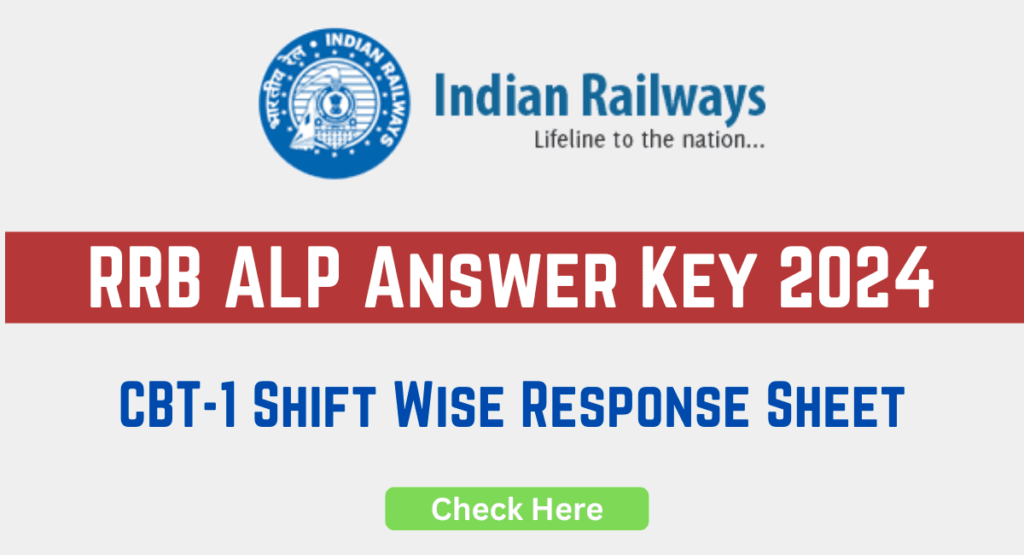 RRB ALP Answer Key 2024