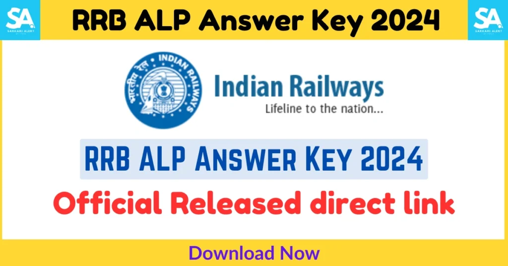 RRB ALP Answer Key 2024