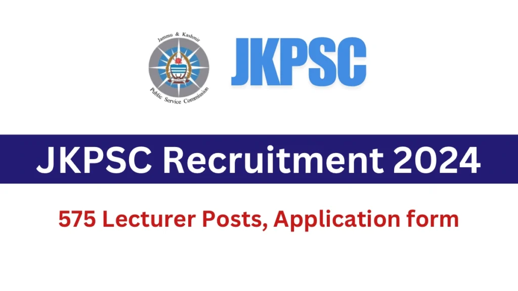 JKPSC Lecturer Recruitment 2024