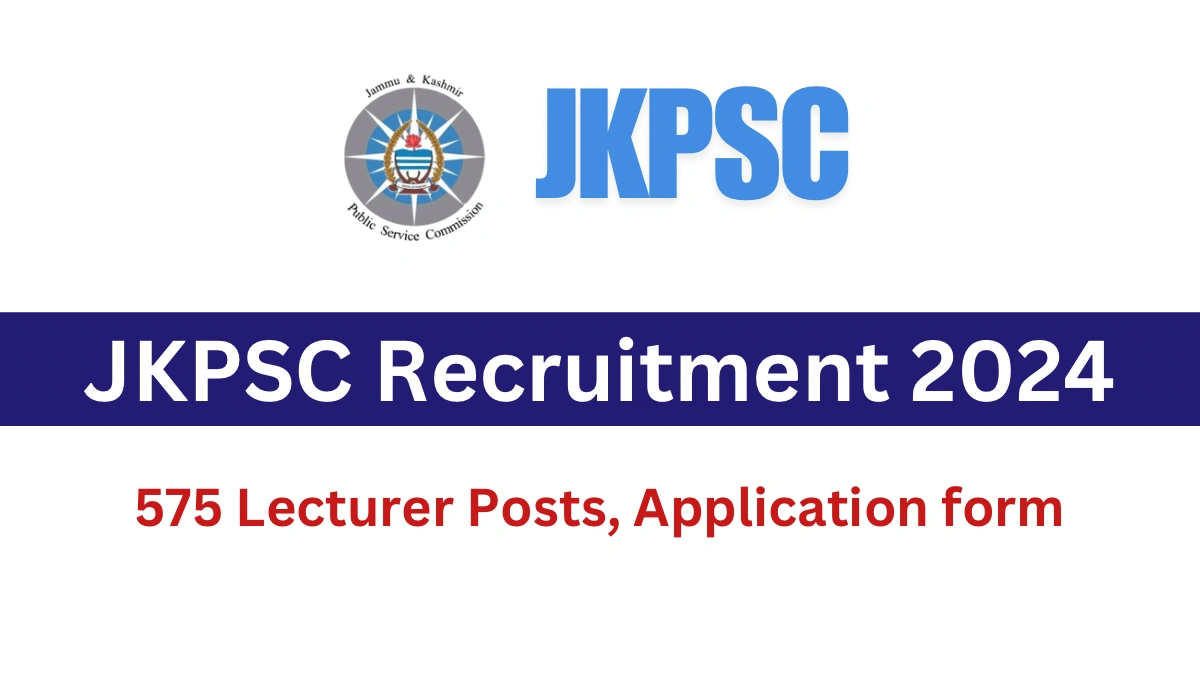 JKPSC Lecturer Recruitment 2024