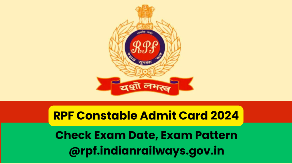 RPF Constable Exam Date 2025