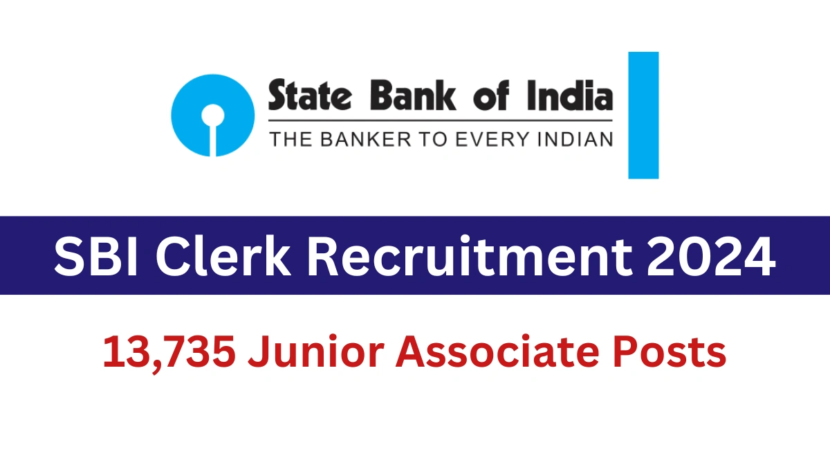 SBI Clerk Recruitment 2024