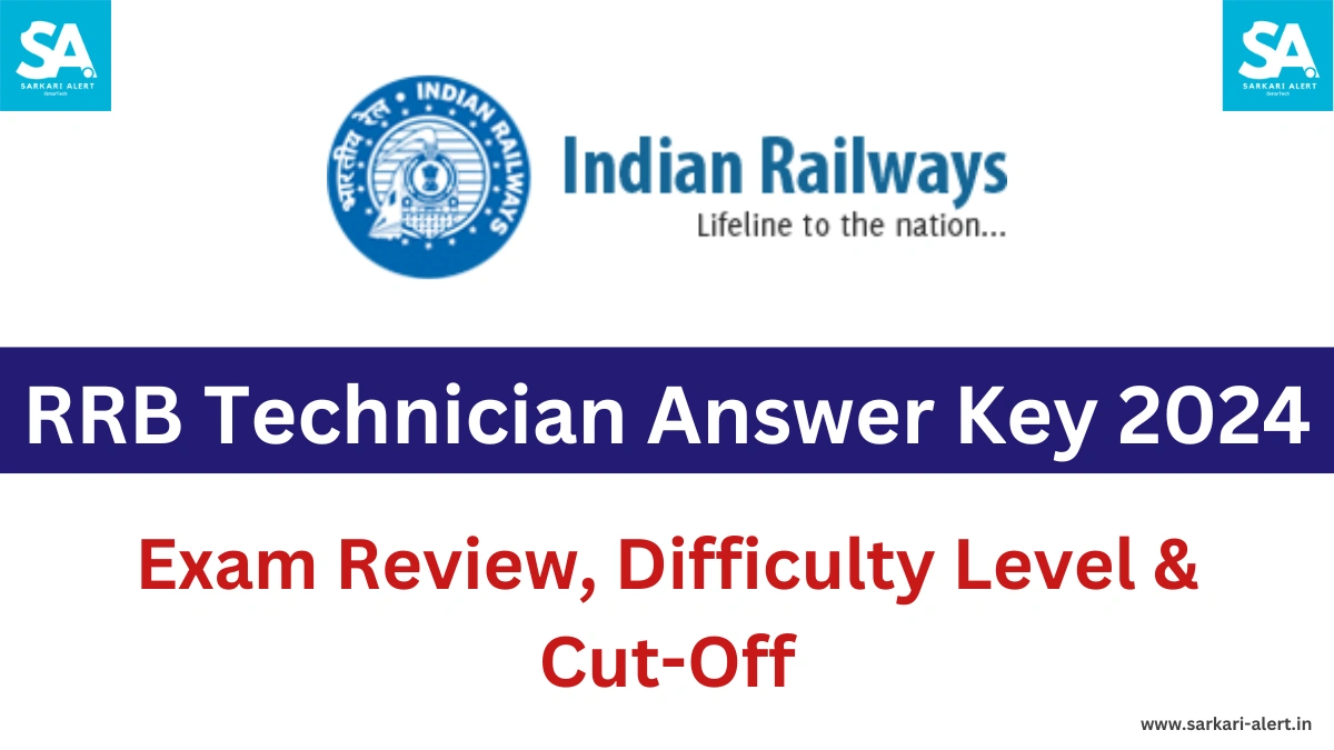 RRB Technician Answer Key 2024