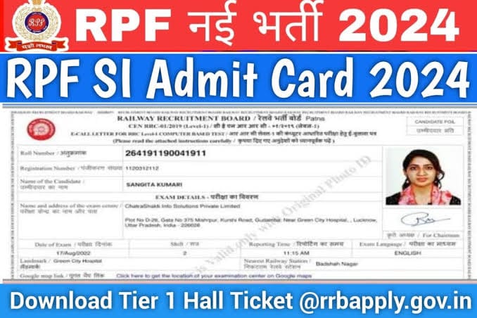 RPF SI Admit Card 2024 OUT: December 9 Exam Released: Where and How to Check