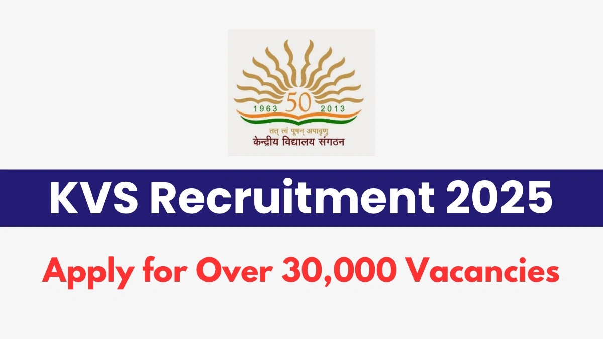 Kendriya Vidyalaya Recruitment 2025